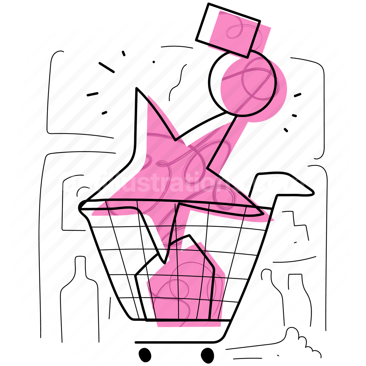 shop, store, order, cart, basket, groceries, commerce